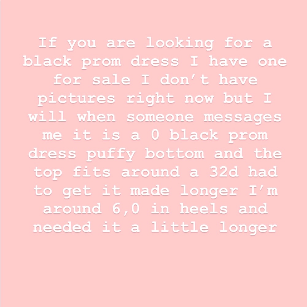 Black puffy prom dress